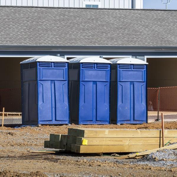 the number of porta potties required for a construction site will depend on the size of the site and the number of workers, but work site portable restrooms can help determine the appropriate amount